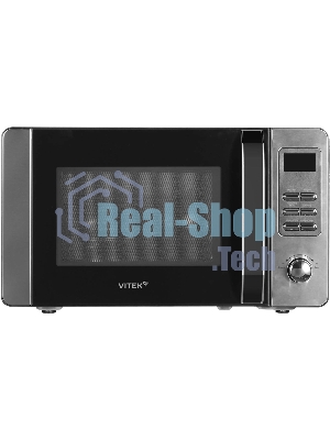 Микроволновая печь Vitek VT-MW0520 черный/серебристый, 20 л, 700 Вт, переключатели - кнопки, поворотный механизм