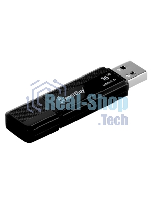 Флешка USB Smartbuy Dock (SB16GBDK-K3), 16Gb, USB 3.0/3.1, R/W 70/25, черный