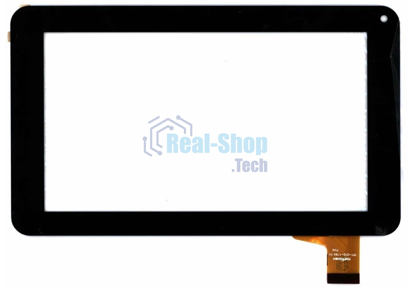 Сенсорное стекло (тачскрин) для DNS E76, черное