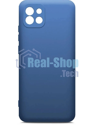 Чехол (клип-кейс) BoraSCO Microfiber Case для Samsung Galaxy A03 синий