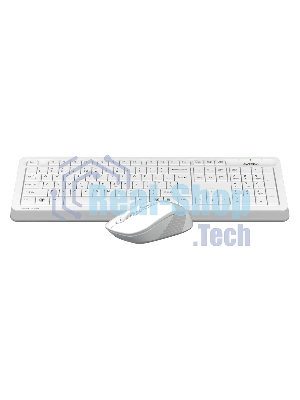 Комплект клавиатура+мышь A4Tech FStyler FG1010S беспроводной, USB, 2000 DPI, белый/серый