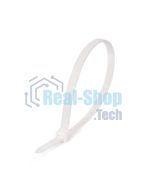 Нейлоновые стяжки Fortisflex КСС 5х500 белый 100 штук