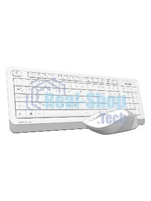 Комплект клавиатура+мышь A4Tech FStyler FG1010S беспроводной, USB, 2000 DPI, белый/серый
