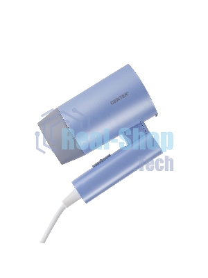 Фен Centek CT-2203 синий, 1600 Вт, компактный, ионизация