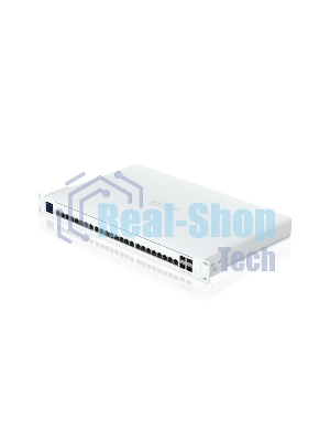 Коммутатор Ubiquiti UISP Switch Pro PoE-коммутатор, 24х 1G RJ45, 4х 10G SFP+, раздача 220 Вт