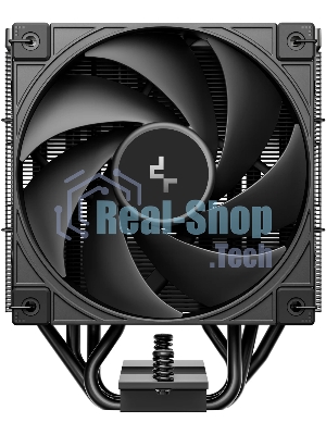 Кулер для процессора DEEPCOOL AK400 G2 DIGITAL NYX LGA1851/1700/1200/115X/AM5/AM4 (12шт/кор, TDP 220W, PWM, Fan 120mm, 4 тепл. трубки, черный) RET