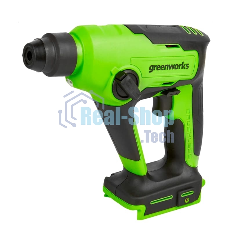 Перфоратор GreenWorks GD24SDS1, 24 В, 1,2 Дж, от аккумулятора