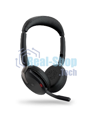 Гарнитура Jabra Evolve2 65 Flex чёрный, беспроводная, Bluetooth, до 32 ч