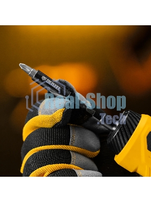 Набор бит с магнитным держателем Denzel S2, 8 шт.