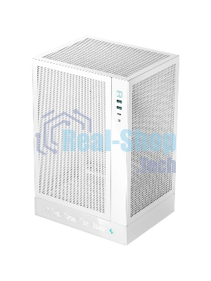 Компьютерный корпус Deepcool CH170 DIGITAL белый без БП mATX 1x120мм 1xUSB 2.0 1xUSB 3.0 audio bott PSU