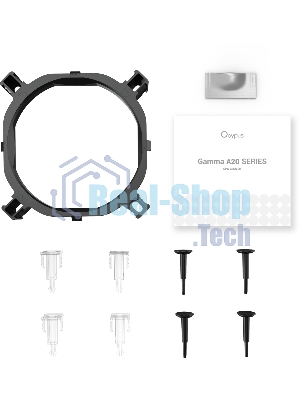 Кулер для процессора Ocypus Gamma A20 WH ARGB, 92mm FARGB FAN, Top FARGB Panel, 2 HEAT PIPES, 3-PIN, 1900 RPM, 21DBA, HYDRO BEARING, LGA115X/1200/1700/18XX, AM4/AM5