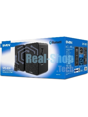 Акустическая система SVEN АС SPS-830 2.0 черный 60Вт BT