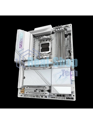 Материнская плата Gigabyte X870E AORUS PRO ICE, AM5, AMD X870E, 4xDDR5, 4xSATA, 4xM.2, 1xPCI-E 5.0 x16, 1xPCI-E 4.0 x4, 1xPCI-E 3.0 x4, 1xHDMI, 2xUSB-C, 1x 2.5Gb LAN, 2xUSB-A 3.2 Gen 2, 3xUSB-A 3.2 Gen 1, 2xUSB-A 2.0, 2x3.5 мм, TOSLINK, 7.1, 2xUSB4, 4xUSB-A 3.2 Gen 1, ATX