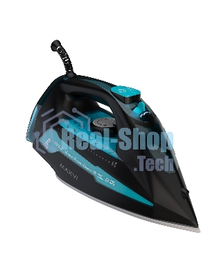 Утюг Maxvi SI2202 черный/бирюзовый
