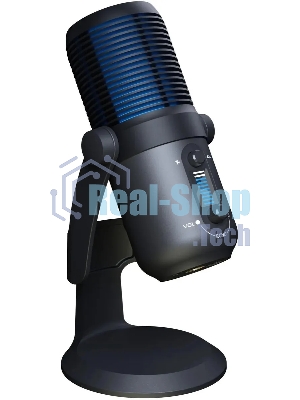 Микрофон проводной Оклик SM-400G 2м черный