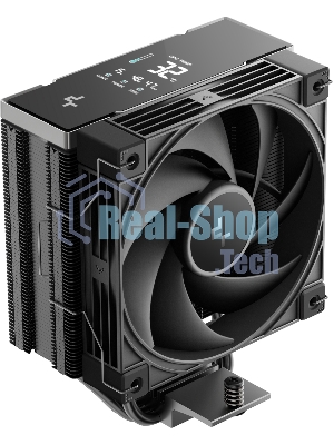 Кулер для процессора DEEPCOOL AK400 G2 DIGITAL NYX LGA1851/1700/1200/115X/AM5/AM4 (12шт/кор, TDP 220W, PWM, Fan 120mm, 4 тепл. трубки, черный) RET