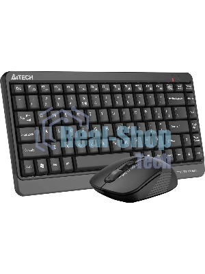 Комплект клавиатура+мышь A4Tech FStyler FG1110 беспроводной, USB, 2000 DPI, чёрный/серый
