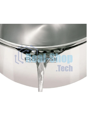 Ковш Rondell Flamme RDS-026, 1.3л, 16см, с крышкой, стальной