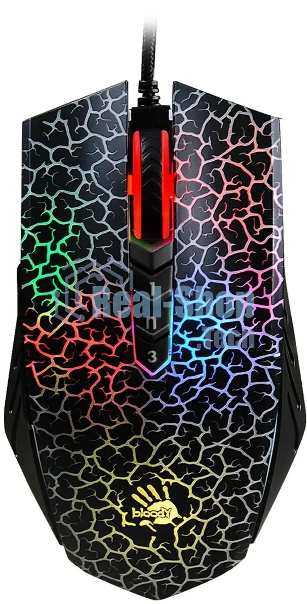 Мышь проводная A4Tech Bloody A70A черный, 6200 dpi, USB Type-A, кнопки - 8