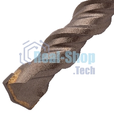 Бур по бетону Denzel двойная спираль, Cobalt W-tip, 18x310 мм, SDS PLUS