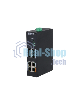 Коммутатор Dahua DH-HS4408-4ET-60, 4×100 Мбит/с + 4×1 Гбит/с SFP, управляемый