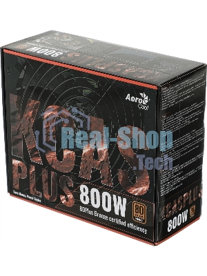 Блок питания Aerocool/Formula KCAS-800W, 800Вт, PLUS 80 PLUS Bronze, 120мм, черный