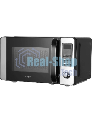 Микроволновая печь Vitek VT-MW0520 черный/серебристый, 20 л, 700 Вт, переключатели - кнопки, поворотный механизм