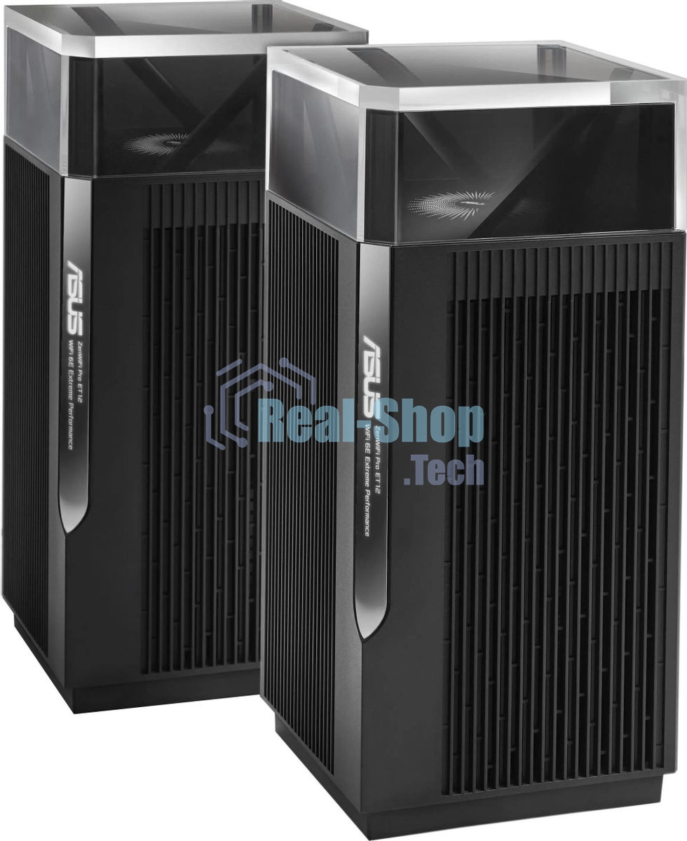 Роутер ASUS ET12(2-PK), из 2 точек доступа, 802.11 a/b/g/n/ac/ax, 2,4 + 5 гГц; 90IG06U0-MO3A20