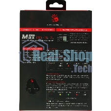Мышь проводная A4Tech Bloody W70 Max желтый/черный, 10000 dpi, USB, кнопки - 9