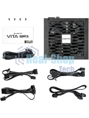 Блок питания Chieftec Vita SM3 BPX-750-C (ATX 3.1, 750W, 80 PLUS BRONZE, Active PFC, 120мм fan, Semi-modular Cable Management) Retail