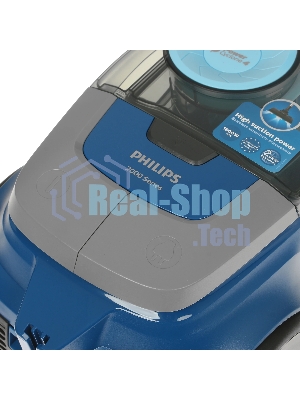 Пылесос Philips XB2022/01 темно-синий, 360/1800 Вт, уборка сухая, пылесборник контейнер 1.3 л