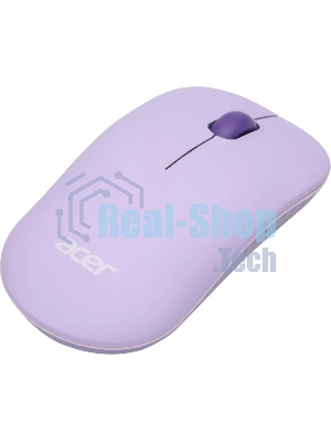 Мышь беспроводная Acer OMR205 фиолетовый, 1200 dpi, радиоканал, USB, кнопки - 3