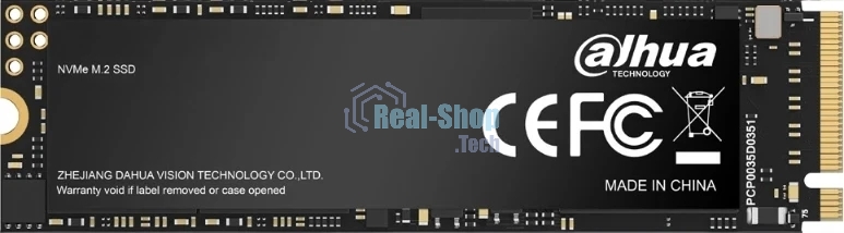 Накопитель SSD Dahua C910, 512Gb, M.2 2280, PCIe 3.0 x4, NVMe, R/W 2500/1500