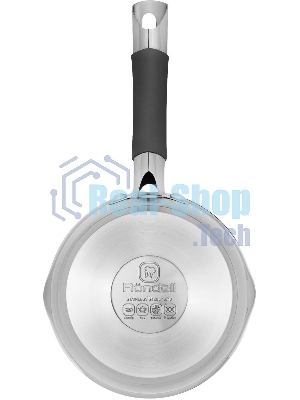 Ковш Rondell Flamme RDS-026, 1.3л, 16см, с крышкой, стальной