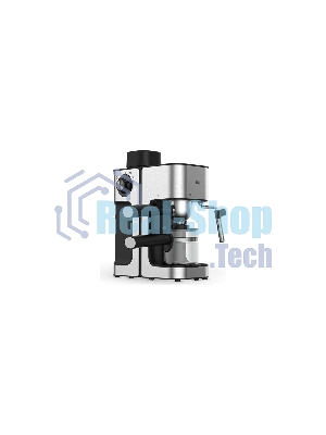 Кофеварка рожковая BQ CM4000 cтальной-черный, исп. кофе - молотый, 0.24 л, 800 Вт, 4 бар