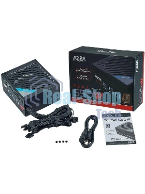 Блок питания Azza ATX 550W PSAZ-550W 80+ bronze (20+4pin) APFC 120мм fan 5xSATA RTL