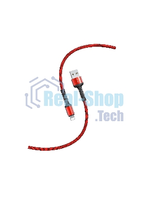 Кабель Smartbuy (iK-512-S26r) S26 Lightning красн., 3 А,PD,нейл.,1 м