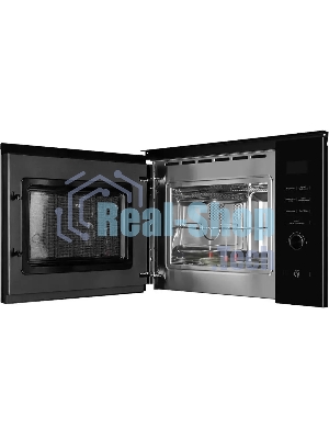 Встраиваемая микроволновая печь Kuppersberg HMW 650 BL встраиваемая, 38х56х55 см, 25л., 900Вт, 8 программ, гриль, черный