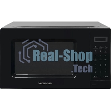 Микроволновая печь HOME HDM207BB черный, 20 л, 700 Вт, переключатели - кнопки, поворотный механизм