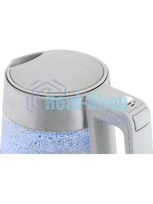 Чайник электрический Haier HK-501 1.7л. 2400Вт серый корпус: стекло/пластик (TD0036930RU)