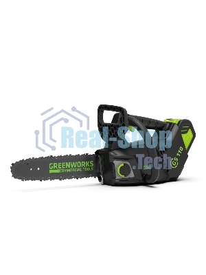 Пила цепная одноручная аккумуляторная GreenWorks GD40TCS (арбориста), 40V, 25,4 см, бесщеточная, без АКБ и ЗУ (2003807)