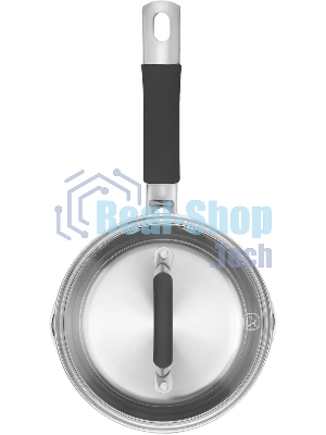 Ковш Rondell Flamme RDS-026, 1.3л, 16см, с крышкой, стальной