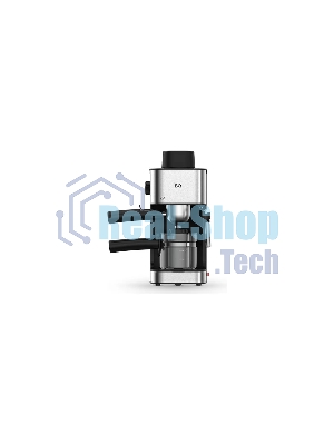 Кофеварка рожковая BQ CM4000 cтальной-черный, исп. кофе - молотый, 0.24 л, 800 Вт, 4 бар