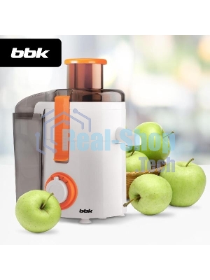 Соковыжималка BBK JC060-H20 белый/оранжевый, центробежная, 550 Вт, 1000 мл, механическое