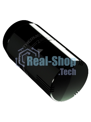 Термоголовка жидкостная Royal Thermo Design М30х1,5 (хром черный)