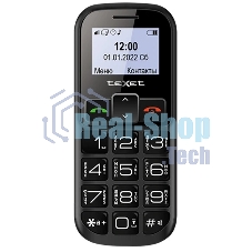 Мобильный телефон teXet TM-B322 черный-красный
