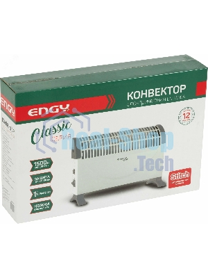 Конвектор электрический Engy EN-1500A Classic 1500 Вт, 20 м2, термостат