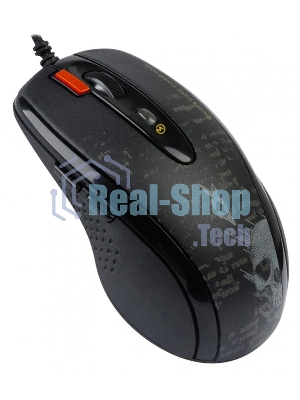 Мышь проводная A4Tech F5 черный, 3000 dpi, USB, кнопки - 7