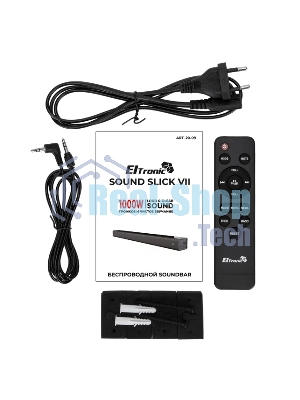 Акустическая система ELTRONIC Саундбар SOUND SLICK 7 (20-09) черный