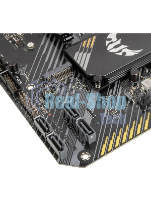 Материнская плата ASUS TUF GAMING B450-PLUS II, AM4, AMD B450, 4xDDR4, 6xSATA, 2xM.2, 1xPCI-E 3.0 x16, 1xPCI-E 2.0 x16, 3xPCI-E x1, 1xHDMI, 1xDP, 1x 1Gb LAN, 4xUSB 3.2 Gen 1, 1xUSB 3.2 Gen 2, 1xUSB-C 3.2 Gen 2, 5x3.5 мм, 7.1, ATX